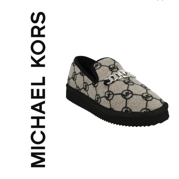 NEW! 🩶 | Michael Kors Noa Monogram Slipper - Picture 1 of 4